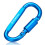 9er-Pack D-Ring-Karabiner mit Verriegelung 8,2  4,2 cm Silber 11