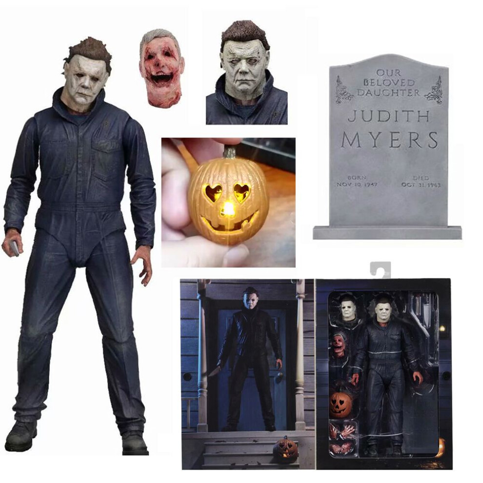 Movie 7in Neca Halloween Michael Myers Action Horror Theme Figure Toy Character
