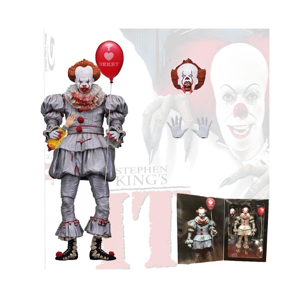 It Neca Pennywise Ultimate Action Figures Horror Scared Clown Toys Model Kids