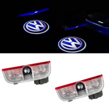 Vw Led 2pcs Car Door Shadow Projector Light Laser Welcome Passat Lamp For