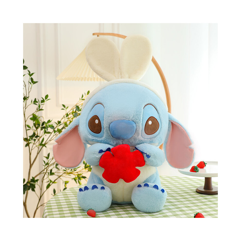 (Blue, 38cm) Plush Flowers Stitch Toys Animal Stuffed Doll Kids Bedroom Decoration Gifts-image-OPC-PJK2KHK-NEW
