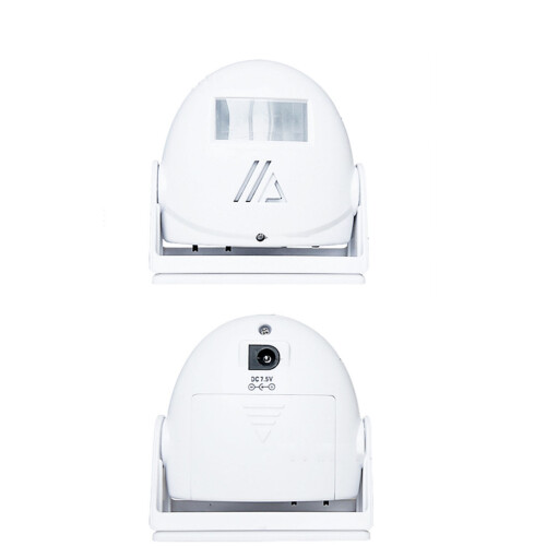 Timbre de alarma IR, sensor de puerta inalámbrico, ABS, 32 melodías