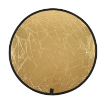 Round 80cm Silver Gold 2 In 1 Reflector for Photography Lightweight & Portable