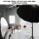 Silver White 2-in-1 Reflector Portable 30cm Photography Lighting Diffuser 9