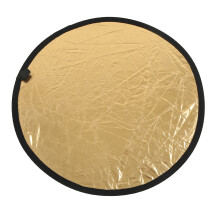 Silver Gold 2-in-1 110cm Portable Photography Reflector with Light Control