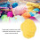 Yellow Wool Yarn: Ideal for Beginner DIY Doll Projects 100g Extensible 7