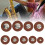 28pcs Multi Size Sax Leather Pads Replacement Set 4