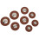 28pcs Multi Size Sax Leather Pads Replacement Set 8