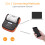 BT Thermal Receipt Printer 80mm Mobile Bill Printing for Android - Orange 11