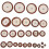 26pcs Multi Size Sax Leather Pads Replacement Set 7