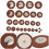 26pcs Multi Size Sax Leather Pads Replacement Set 6