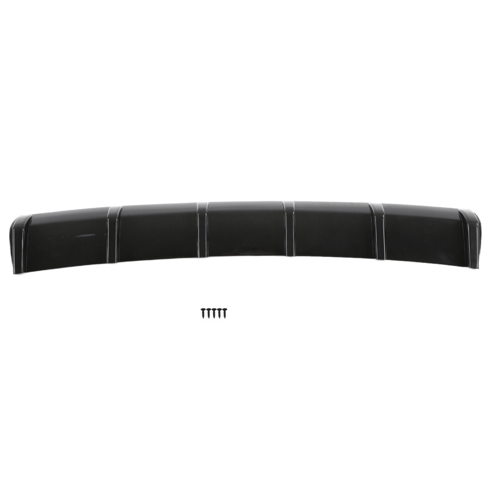 Rear Bumper Diffuser Fin Spoiler Chassis Splitter Black 9121376479861