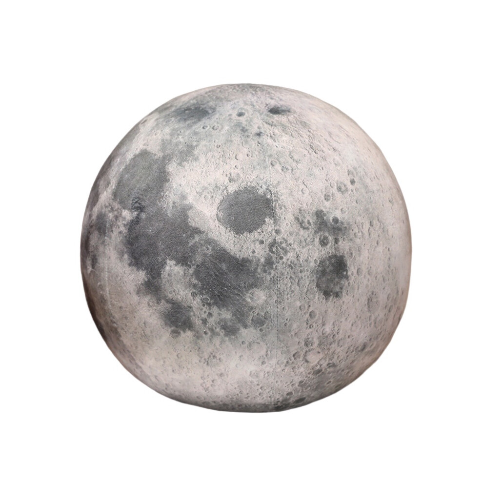 (Moon,27Cm/10.63In)Juguetes De Peluche Planetario SimulacióN Tierra Peluches Luna MuñEca Almohada CojíN Regalo NiñO-image