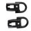2pcs Car Tow Hooks Fl3z‑17a954‑c Chrome Plated 6
