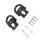 2pcs Car Tow Hooks Fl3z‑17a954‑c Chrome Plated 8