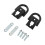 2pcs Car Tow Hooks Fl3z‑17a954‑c Chrome Plated 3