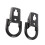 2pcs Car Tow Hooks Fl3z‑17a954‑c Chrome Plated 4