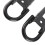 2pcs Car Tow Hooks Fl3z‑17a954‑c Chrome Plated 13