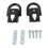 2pcs Car Tow Hooks Fl3z‑17a954‑c Chrome Plated 1