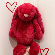 Roter Bonnie Hase Plüschtier Stofftier Puppe Schlafzimmer Deko Geschenk Kinder