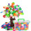 (800 Pcs)Schneeflocke Bausteine Lernspielzeug Kunststoffmaterialien Geschenke Kinder 8