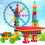 (500 Pcs)Schneeflocke Bausteine Lernspielzeug Kunststoffmaterialien Geschenke Kinder 6