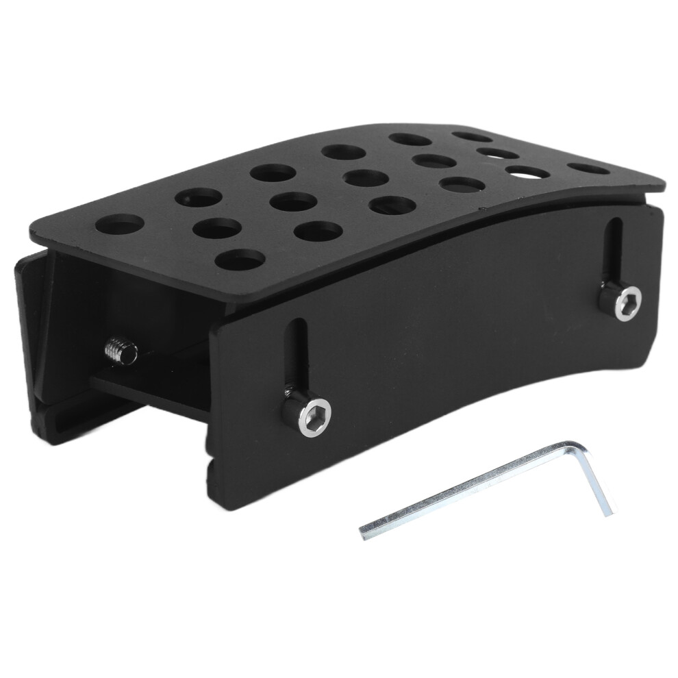 Accelerator Raised Pedals Foot Rest Iron Black 9121376480553