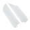 2 piezas protector de horquilla ABS negro CR125R/CR250R 4