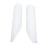2 piezas protector de horquilla ABS negro CR125R/CR250R 6