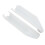 2 piezas protector de horquilla ABS negro CR125R/CR250R 7