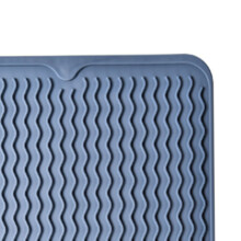 Tapete aislante de goma para mesa 405x310 mm azul 360 g