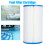 LX B32 SPA Filter Cartridge Cleaner Replacement 8