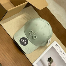 (Light Green)Casquette de baseball Alo Letter Broderie pour femmes casquette de protection solaire décontractée mode