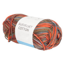 Bright Smoke Red Crochet Yarn Cotton 8 Strands Soft Medium Thickness for Crafts