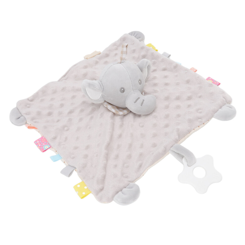 Soft Baby Elephant Security Blanket, 36x31x7cm, Cozy & Lightweight