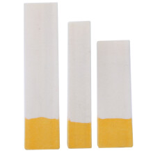 3 Pcs Felt Wedge Mute Orange White Piano Felt
