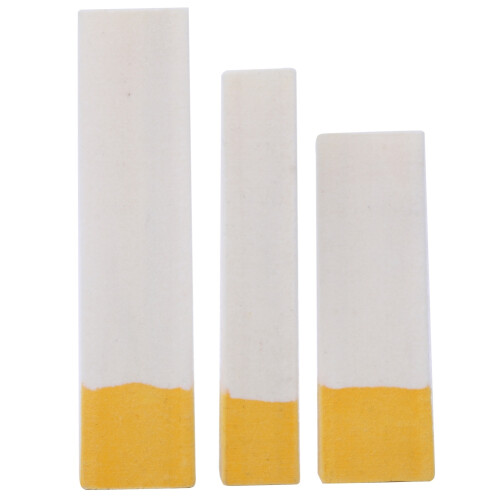 3 Pcs Felt Wedge Mute Orange White Piano Felt