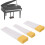 3 Pcs Felt Wedge Mute Orange White Piano Felt 2