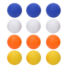 12 pcs PU Children Kids Golf Balls Colorful