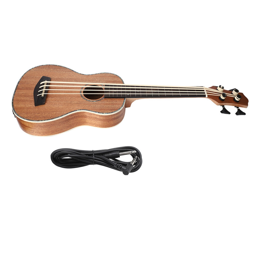 30 Inch Mini Electric Guitar Bass Full Sapele