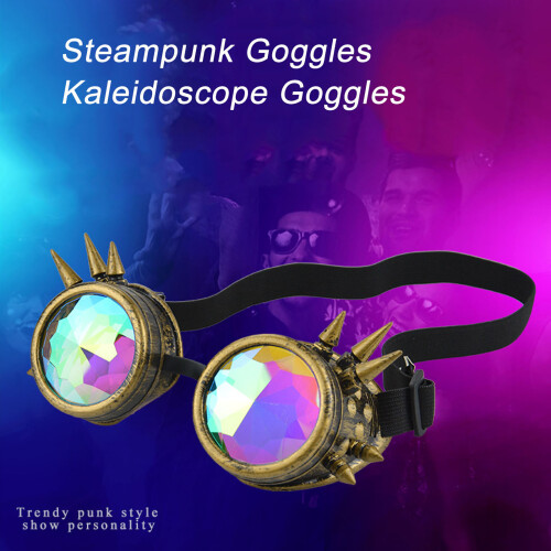Gafas kaleidoscópicas con lentes bronce arcoíris 2