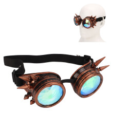 Gafas caleidoscópicas ajustables púrpura bronce
