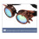 Gafas caleidoscópicas ajustables púrpura bronce 5