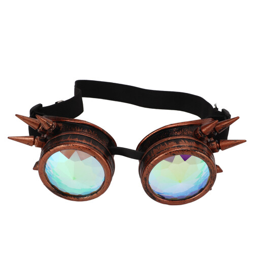 Gafas caleidoscópicas ajustables púrpura bronce 1