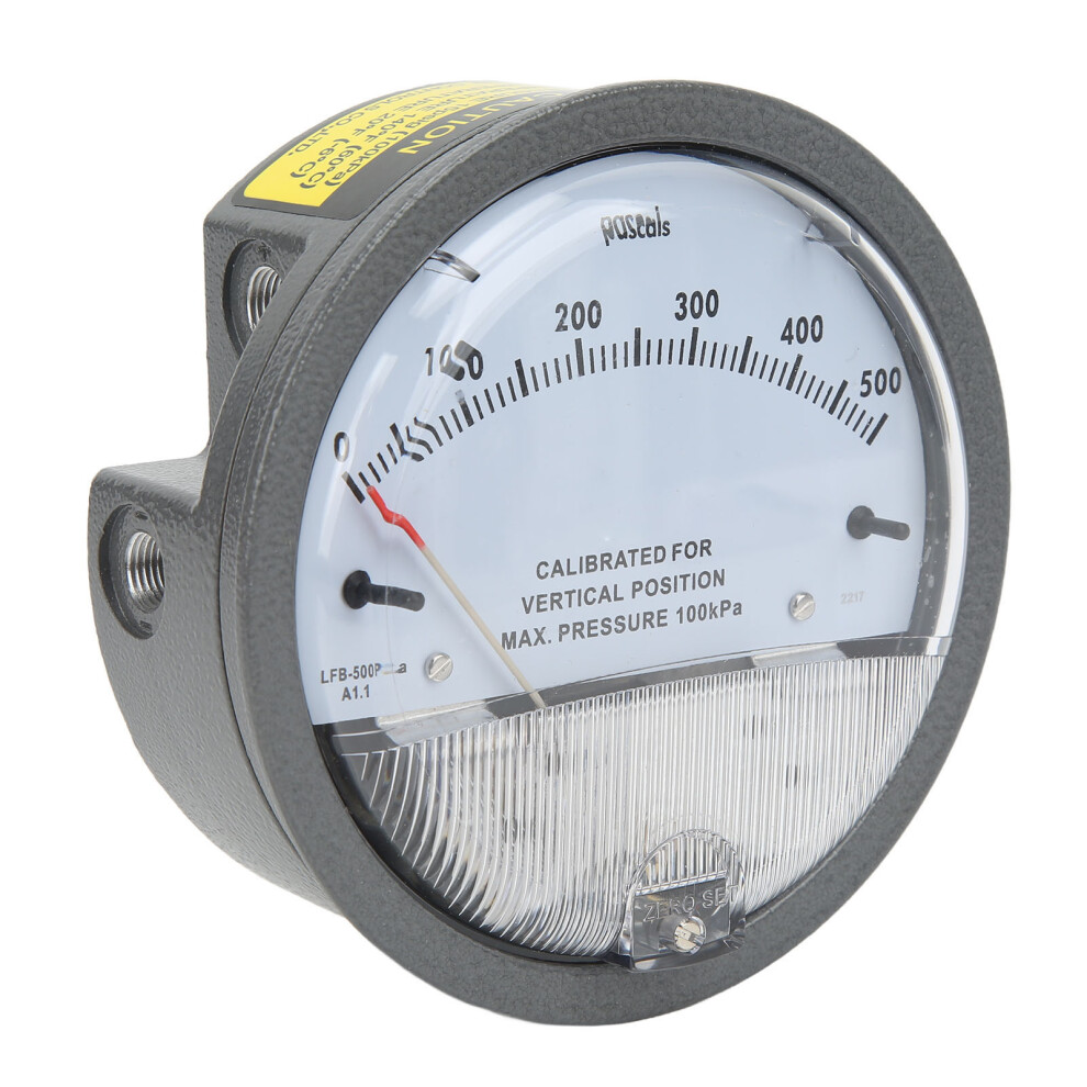 High Accuracy Differential Pressure Gauge Dial 1/8In Npt Aluminium Compact Uk 9421339993688