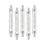 5 Pack R7S 118mm 300W 230V,R7S Halogen Linear Light Bulb, Dimmable Halogen Lamp compatible Construct 1