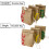 (McDonald Double)Mcdonald Kfc Starbucks Printed Backpack Double Single Shoulder Accessories Bag 2