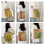 (McDonald Double)Mcdonald Kfc Starbucks Printed Backpack Double Single Shoulder Accessories Bag 6