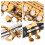 Professional Brass Soprano Straight Saxophone 8