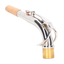 Alto Saxophone Neck Bend 24.5mm Silver Metal Cork Replacement